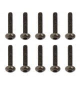 Šrouby, M2x10mm s půlkulatou imbusouvou hlavou