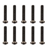 Šrouby, M2,5x14mm s půlkulatou imbusouvou hlavou