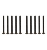 Šrouby, M2,5x25mm s půlkulatou imbusouvou hlavou