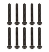 M2,5x18mm šroub s imbusouvou půlkulatou hlavou, 10ks.