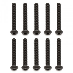M2,5x18mm šroub s imbusouvou půlkulatou hlavou, 10ks.
