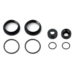 16mm mm nastavitelný krouřek tlumiče a příslušenství, černé