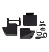 RC8B4e plastový držák regulátoru a box přijímače