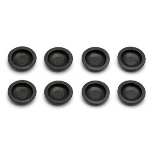 RC8, 16mm gumové čepičky tlumičů