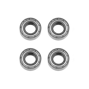 Kuličkové ložisko, 4x8x3 mm, 4 ks.