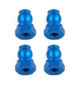Vrchní modré hliníkové vložky tlumičů, 10mm, 4 ks.