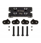 RC10B6 FT ocelový BULKHEAD (20 DEG)