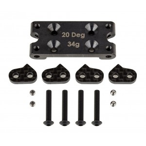 RC10B6 FT ocelový BULKHEAD (20 DEG)