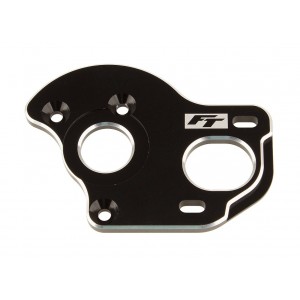 RC10B6.3 FT Laydown/Layback hliníkový držák motoru 3.5mm, černý