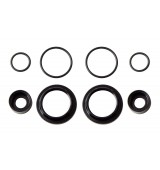 Sada upevňovacích objímek a těsnění 12 mm, černé