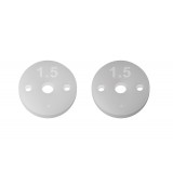 FT pístky tlumičů 13mm, 2x1,5 mm, 2,5mm, 2 ks.