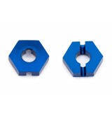 B64 přední alu unašeče kol, HEX 12mm, 2 ks.