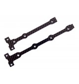 RC10B74.1 FT Flex šasi vzpěra, 2.0mm, uhlíková