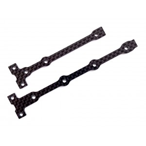 RC10B74.1 FT Flex šasi vzpěra, 2.0mm, uhlíková
