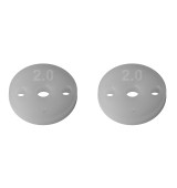 FT pístky tlumičů 13mm, 2x2,0 mm, 2,5mm, 2 ks.