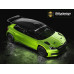 Karoserie čirá ŠKODA Fabia RS Rally2 1/10 rally 190mm, tvrdá 1,2 mm