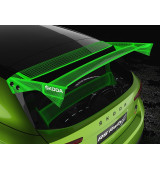 Čiré náhradní křídlo pro ŠKODA Fabia RS Rally2 1/10, extra tvrdé 1,5 mm