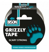 BISON Grizzly tape 10m Stříbrná