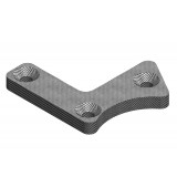 Uhlíková vzpěra 3,0mm spodního předního levého ramene, 1 ks. (B díl)