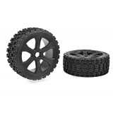 Rebel XMS - ASUGA XLR Off-Road gumy - nízkoprofilové - nalepené na černých diskách - 2 ks.
