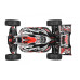 SPARK XB-6 - BUGGY 4WD - ROLLER šasi - bez elektroniky - červená