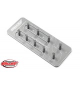 Hliníkový držák pastorků M1.0/5,0mm hřídel (pro devět pastorků)