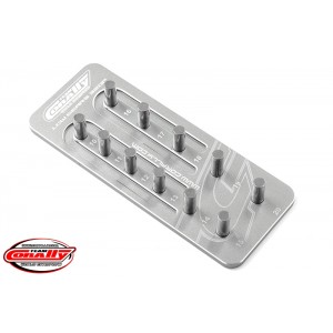 Hliníkový držák pastorků 32DP/5,0mm hřídel (pro jedenáct pastorků)
