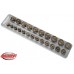 Hliníkový držák pastorků 68DP/3,17mm hřídel (pro třiadvacet pastorků)