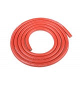 Silikonový kabel 5,5qmm, 10AWG, 1metr, červený