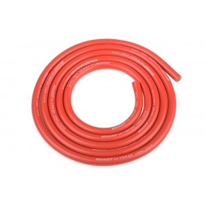 Silikonový kabel 4,5qmm, 12AWG, 1metr, červený