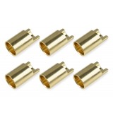 Bullit konektor 6.5mm - samice - pozlacený (6 ks.)