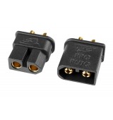 TC PRO konektor 3.5mm - pozlacený - s přepol. ocharanou - samec+samice - 1 pár