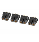 TC PRO konektor 3.5mm - pozlacený - s přepol. ocharanou - samec - 4 ks.