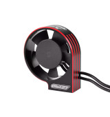 Ultra High Speed hliníkový větráček 30mm, černo/červený - 6-8,4V - konektor BEC černý