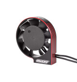 Ultra High Speed hliníkový větráček 40mm, černo/červený - 6-8,4V - konektor BEC černý