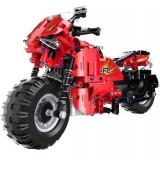 Motocykl RC stavebnice z kostek