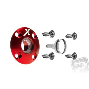 Tankovací ventil magnetický (X logo), červený
