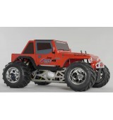 FG Monster Jeep 1/6 4WD, RTR 2,4GHz LCD, červená karoserie