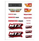 MTX - nálepky- červené