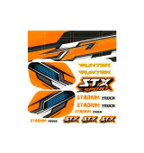 STX - nálepky oranžové