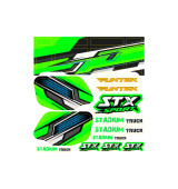 STX - nálepky zelené
