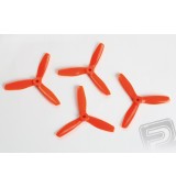 Vrtule DAL TJ4045 3-Blatt oranžové, 4 ks.