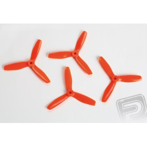 Vrtule DAL TJ4045 3-Blatt oranžové, 4 ks.