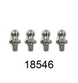 Kulové čepy řízení 2,6mm, 4ks.
