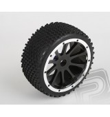 Gumy nalepené, BUGGY, černý disk, 2ks, 1/5