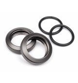 Shock Adjuster Nut 20Mm (Gunmetal/2Pcs)