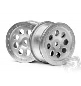 ST-8disky MATTE CHROME (0mm OFFSET/2ks)