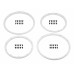 Wheel Bead Lock Rings (White/For 2 Wheels)