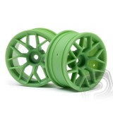 Disky 26mm zelené (6 mm offset, 2 ks)