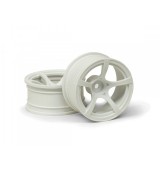 R5 disky Bílé (9mm Offset) 2ks